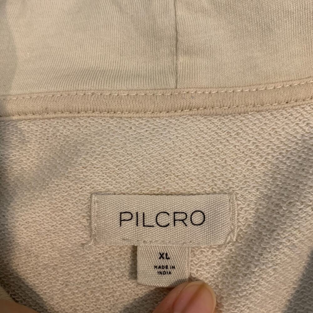 Pilcro Hoodie Womens XL Extra Large Crafted Button Tribal Oversized Pullover - Picture 7 of 11